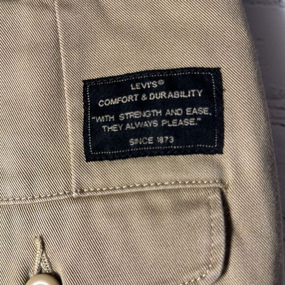 Levi’s Mens Khaki Workwear Pants size W30 x L32 Comfort & Durability - Picture 3 of 8